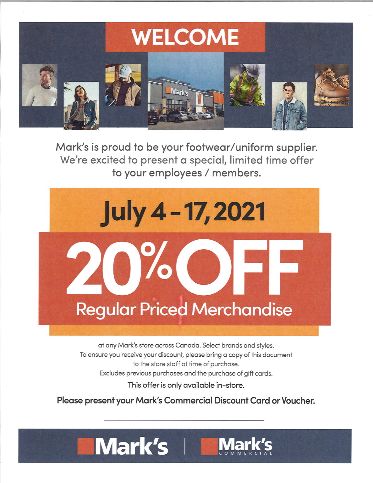 Mark's Additional Discount Local 30