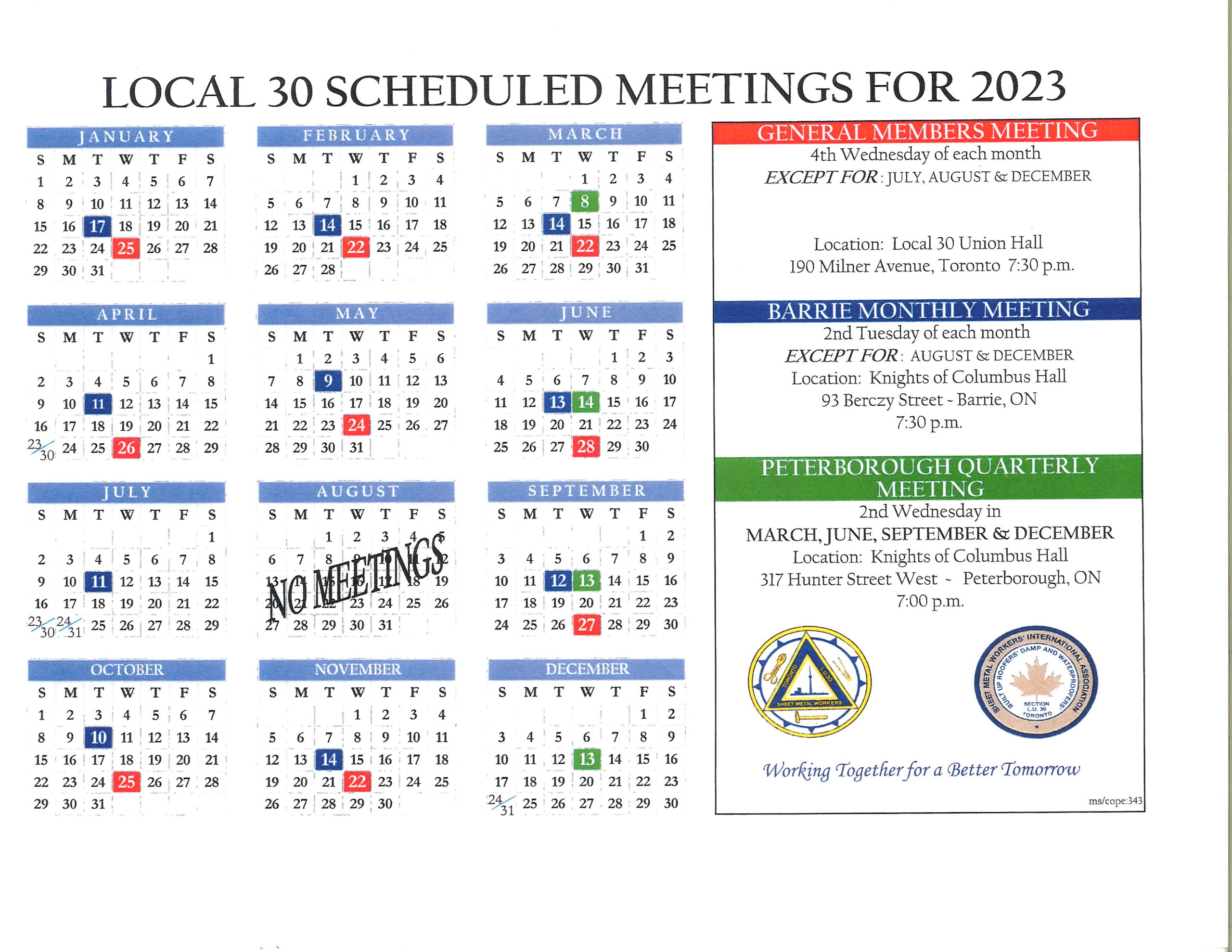 Events - Local 30